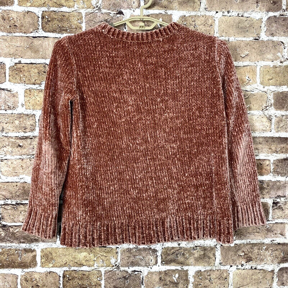 Orvis Sweater Womens Size S/CH Red Knit Crewneck Casual Polyester Fall Pullover - Picture 2 of 6